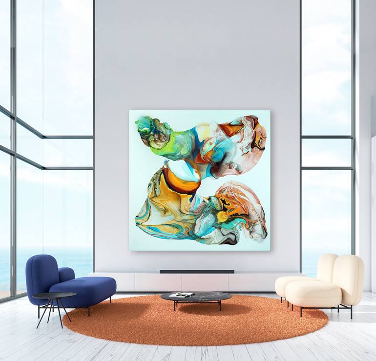 Original Abstract Expressionism Abstract Painting by Fintan Whelan