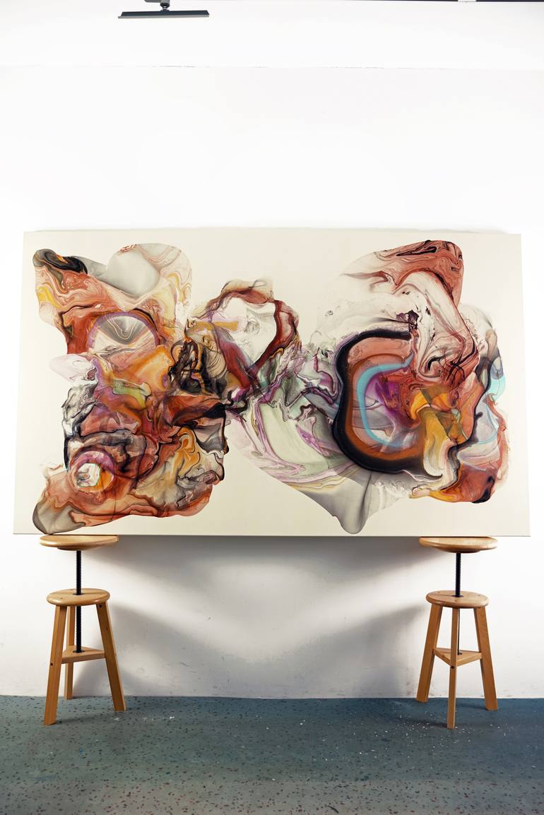 Original Abstract Expressionism Abstract Painting by Fintan Whelan