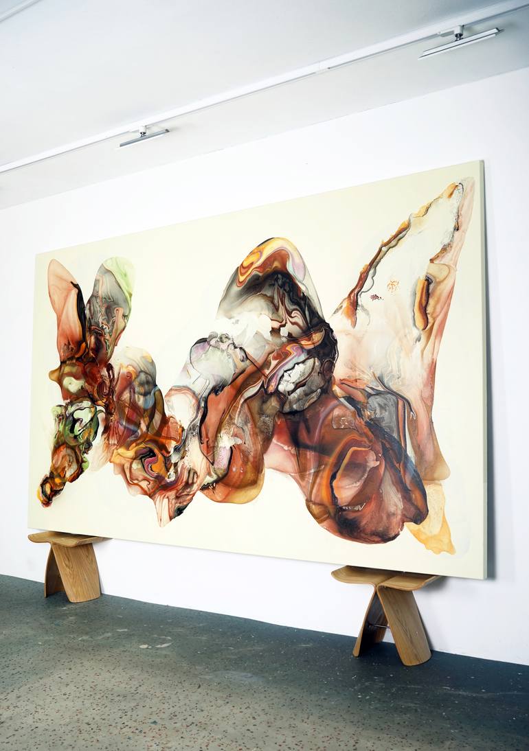 Original Abstract Expressionism Abstract Painting by Fintan Whelan