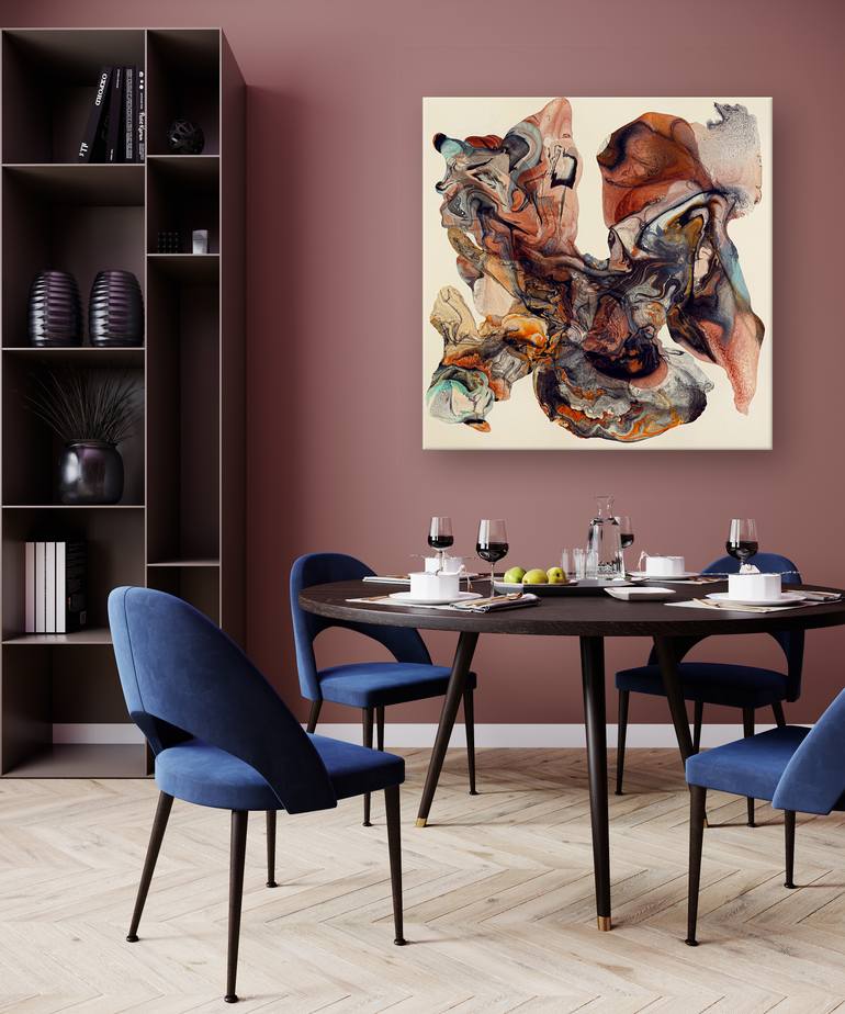 Original Abstract Expressionism Abstract Painting by Fintan Whelan