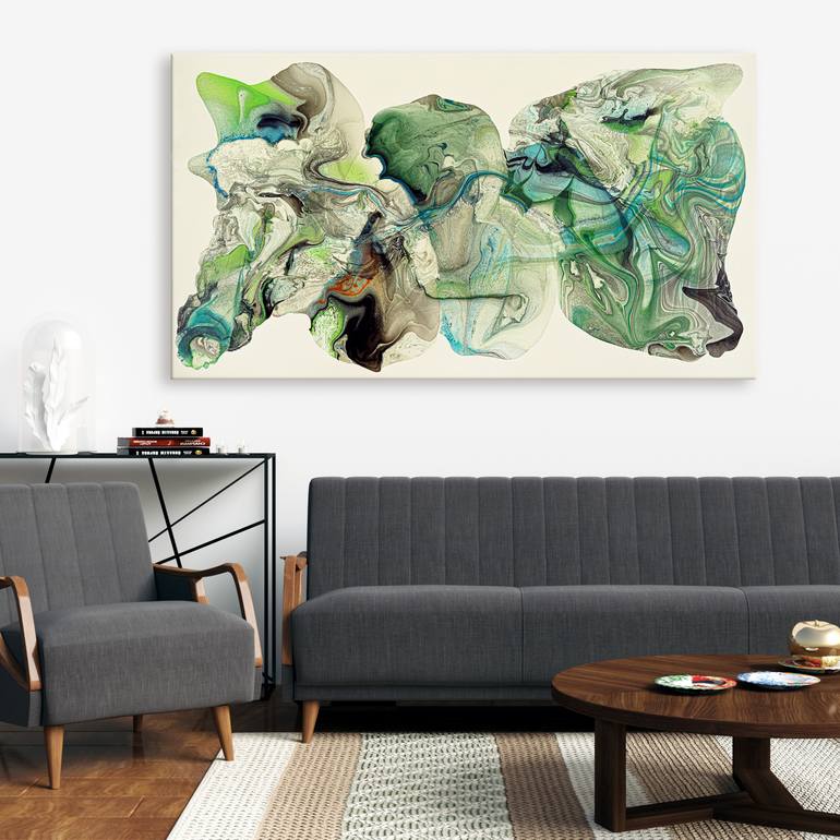 Original Abstract Expressionism Abstract Painting by Fintan Whelan