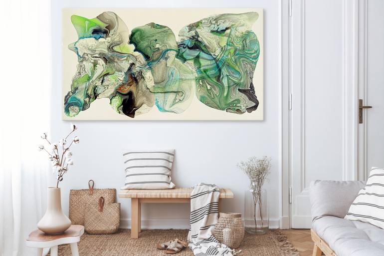 Original Abstract Expressionism Abstract Painting by Fintan Whelan