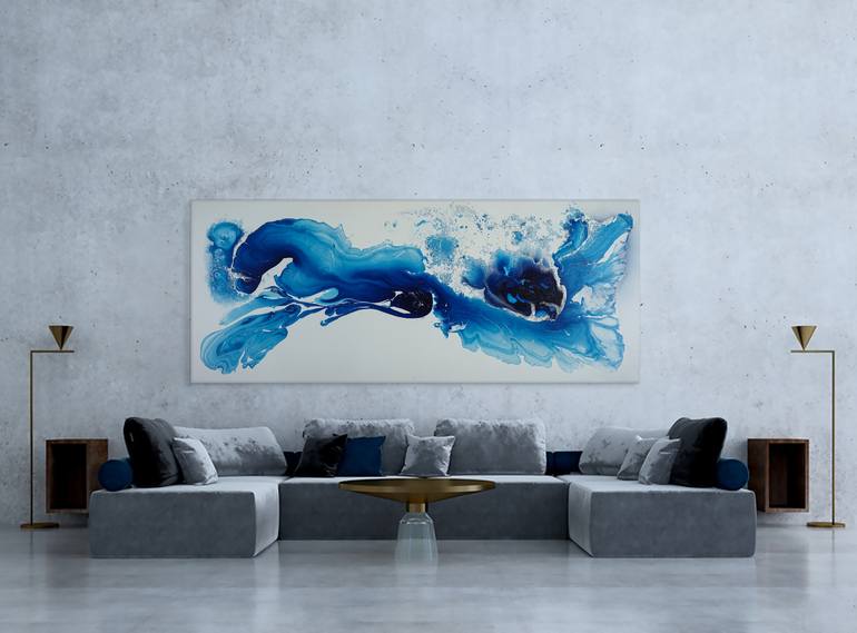 Original Fine Art Abstract Painting by FINTAN WHELAN