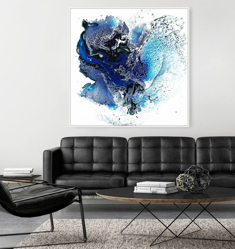 Original Fine Art Abstract Painting by FINTAN WHELAN