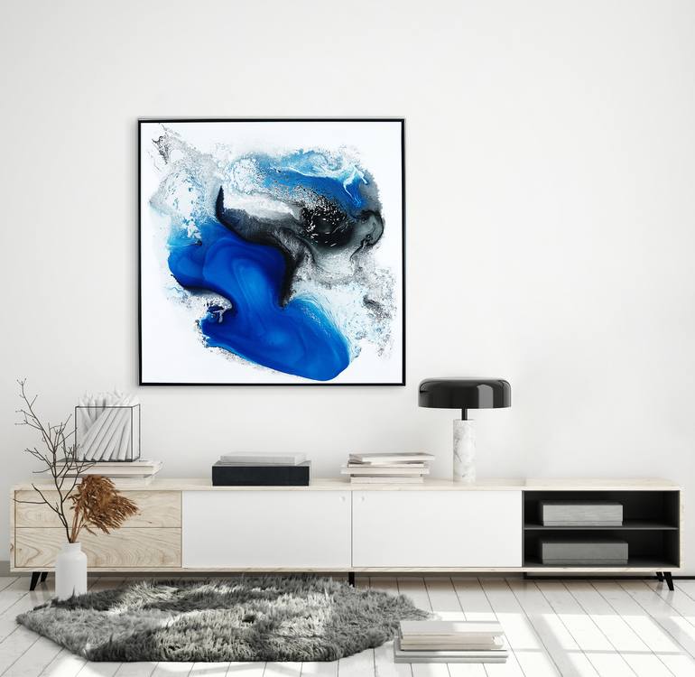 Original Fine Art Abstract Painting by FINTAN WHELAN