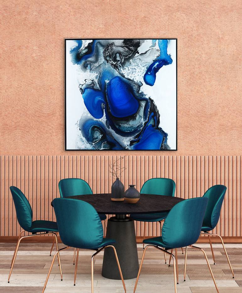 Original Fine Art Abstract Painting by FINTAN WHELAN