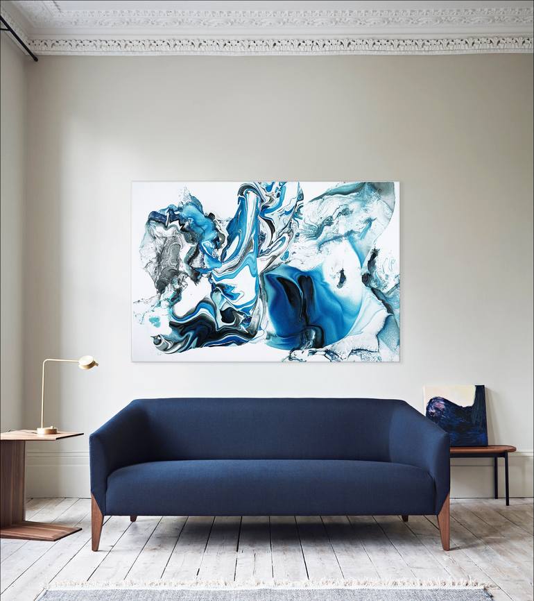 Original Fine Art Abstract Painting by FINTAN WHELAN