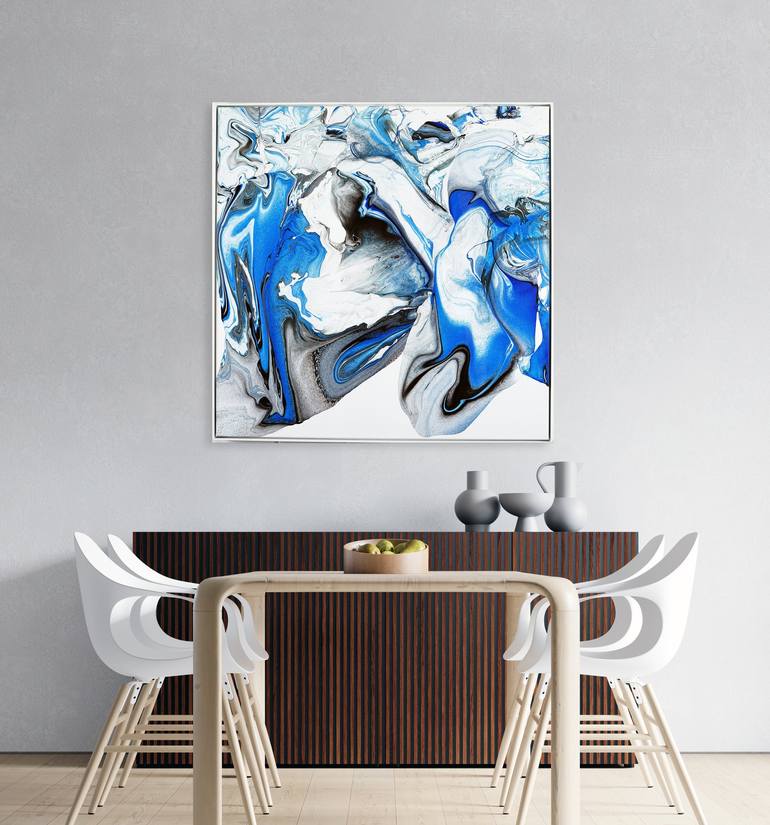 Original Fine Art Abstract Painting by FINTAN WHELAN