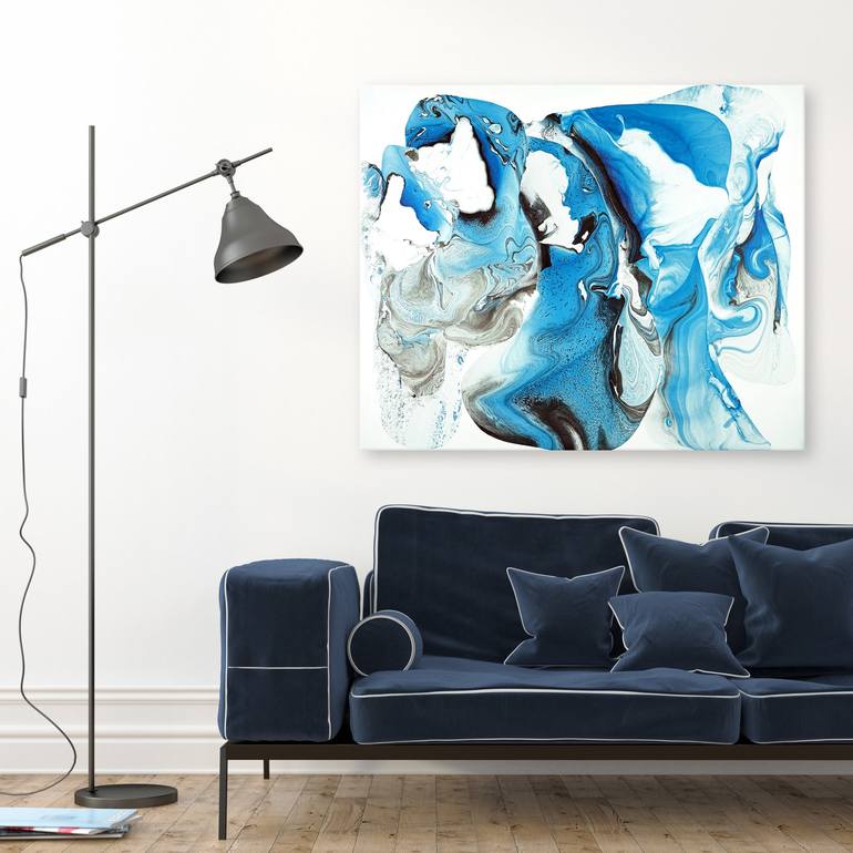 Original Fine Art Abstract Painting by FINTAN WHELAN