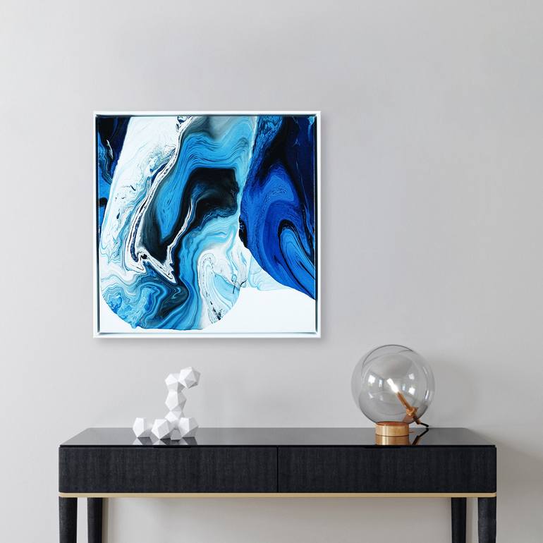 Original Fine Art Abstract Painting by FINTAN WHELAN