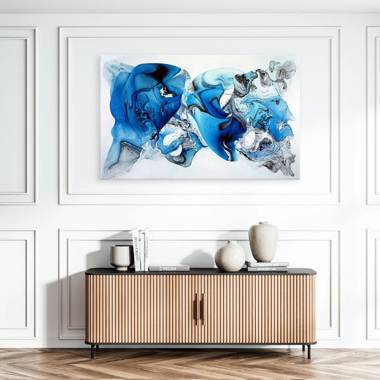 Original Fine Art Abstract Painting by FINTAN WHELAN