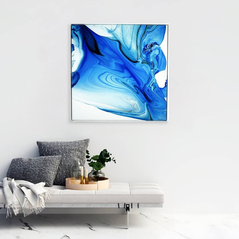 Original Fine Art Abstract Painting by FINTAN WHELAN