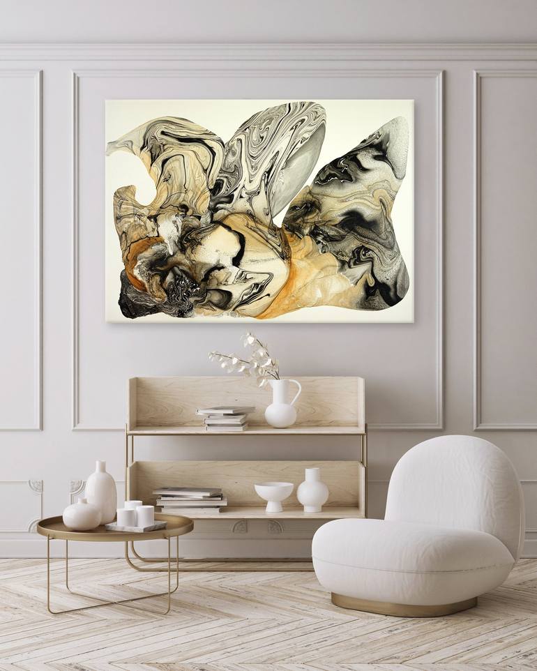 Original Fine Art Abstract Paintings by Fintan Whelan