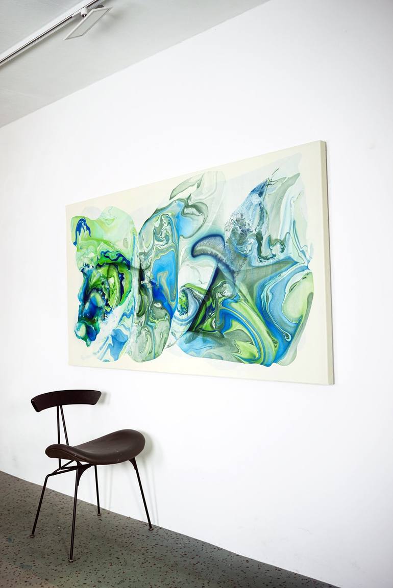 Original Contemporary Abstract Painting by FINTAN WHELAN