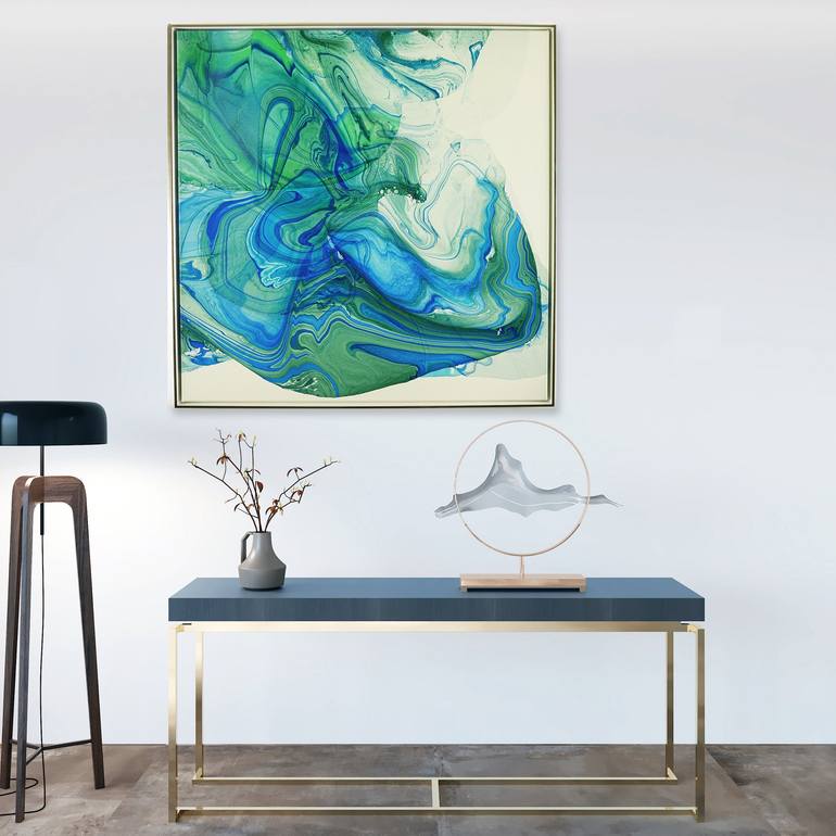 Original Contemporary Abstract Painting by FINTAN WHELAN