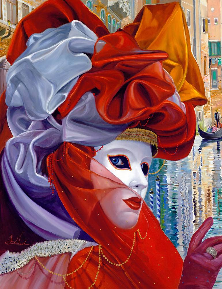 Print of Contemporary Fantasy Paintings by Alex Levin