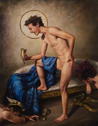 Original Nude Painting by Jose Parra