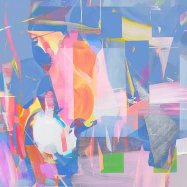 Original Abstract Expressionism Abstract Digital by G- Logical