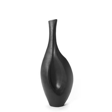 Waizu in Black - Mid Century Modern - Ceramic Vessel thumb
