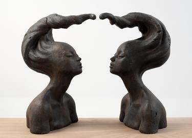 Original Love Sculpture by Beverly Morrison