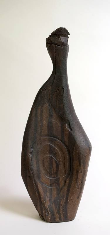 " Saisho" - In Black - Ceramic Sculpture thumb