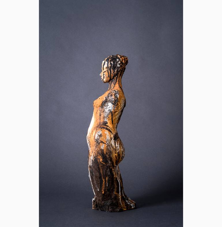 Original Abstract Expressionism Nude Sculpture by Beverly Morrison