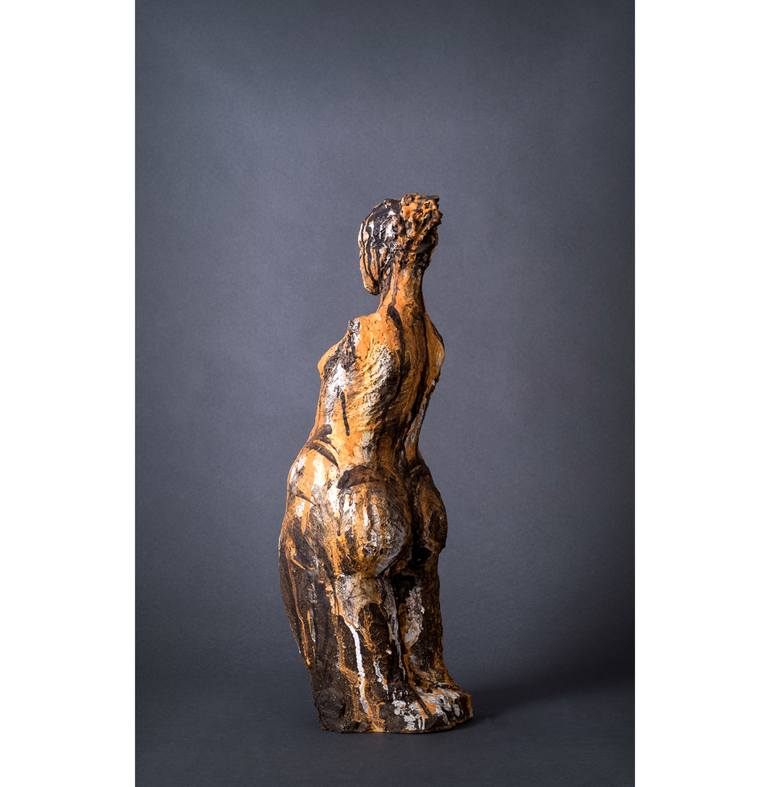Original Abstract Expressionism Nude Sculpture by Beverly Morrison