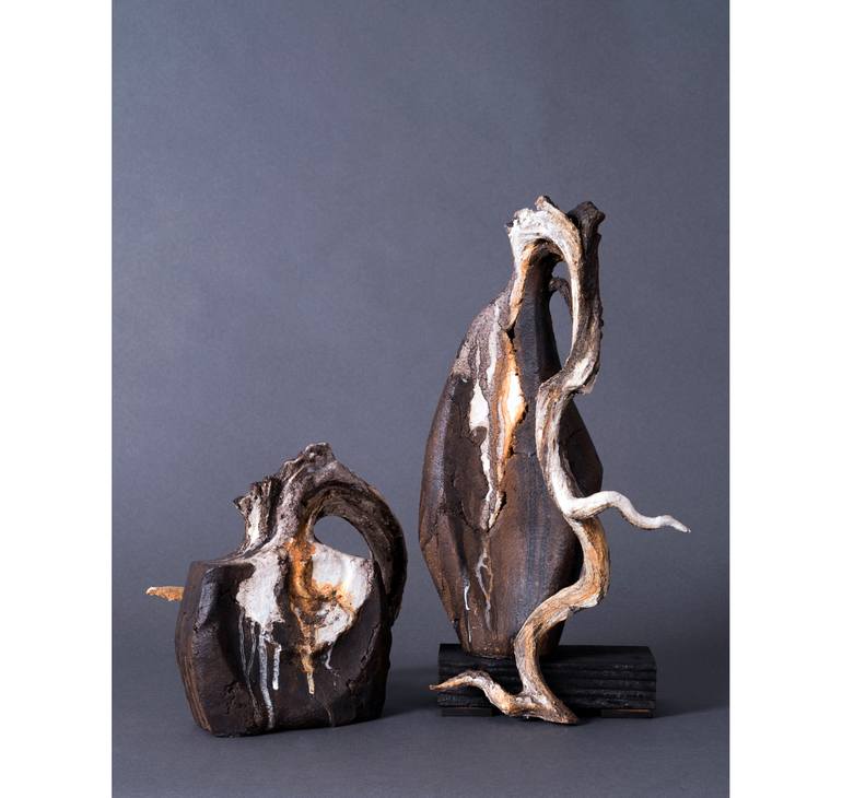 Original Abstract Nature Sculpture by Beverly Morrison