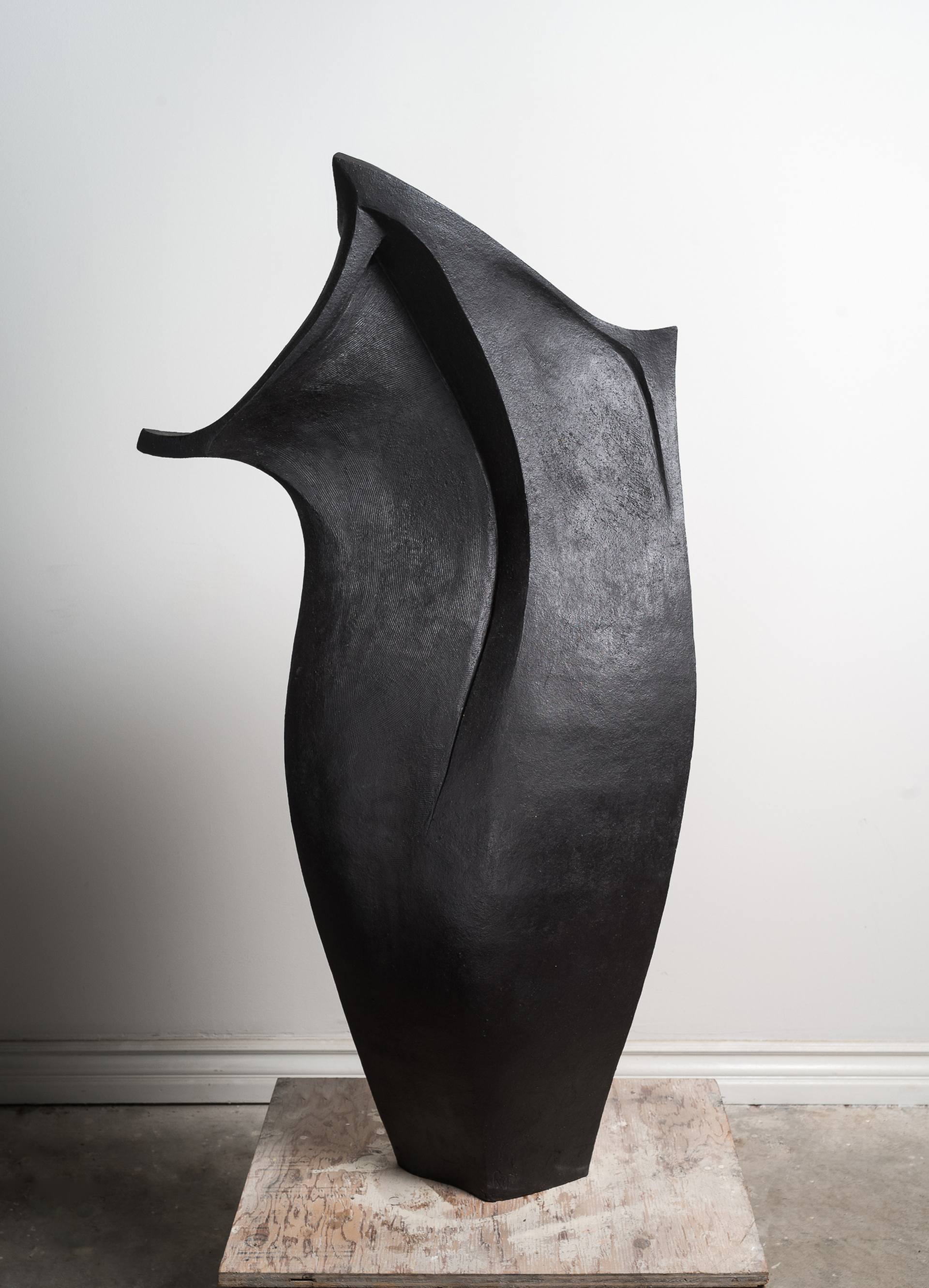 pitcher Sorrow Upstream Sora - Contemporary Ceramic Sculpture Sculpture by Beverly Morrison |  Saatchi Art