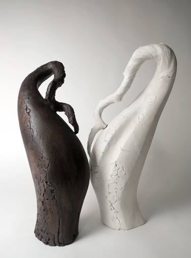 "The Lovers Dance" - Ceramic Sculptural Decor thumb