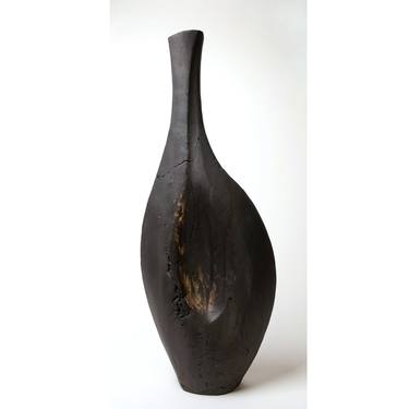 Waizu in Brown - Contemporary Ceramic Vessel thumb
