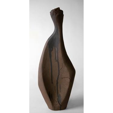 Saisho in Brown - Sculptural Vessel thumb