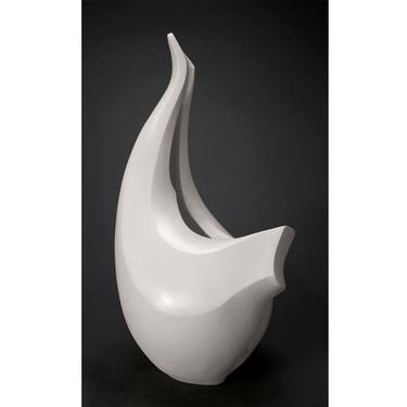 Shiro III - Ceramic Sculpture - Abstract Minimalism thumb