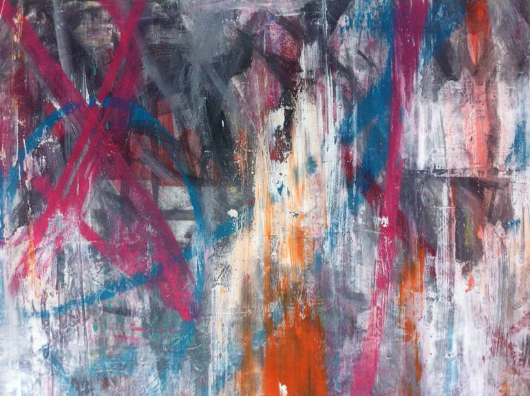 Original Abstract Expressionism Abstract Painting by The Most Active