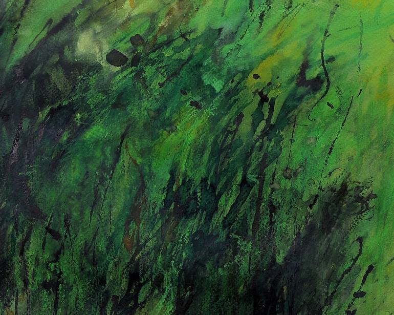 Original Abstract Expressionism Nature Painting by subhashis ghosh
