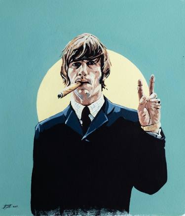 Original Celebrity Paintings by Phil Bower