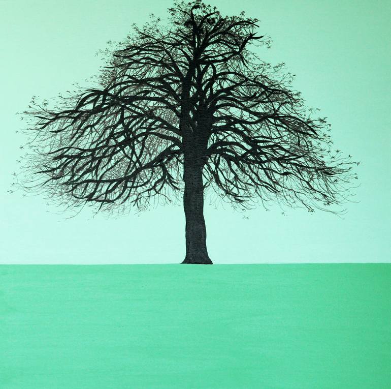 Print of Fine Art Tree Paintings by Phil Bower