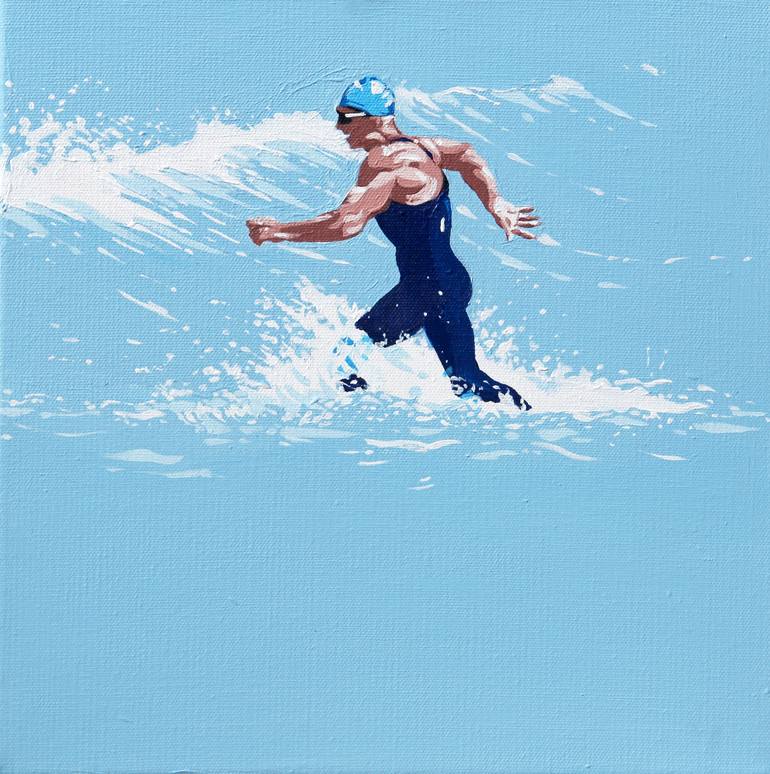 Original Sport Painting by Phil Bower