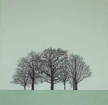 Print of Fine Art Tree Paintings by Phil Bower