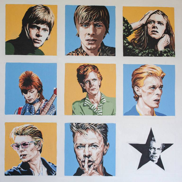 David Bowie Large Round Logo Wrapping Paper