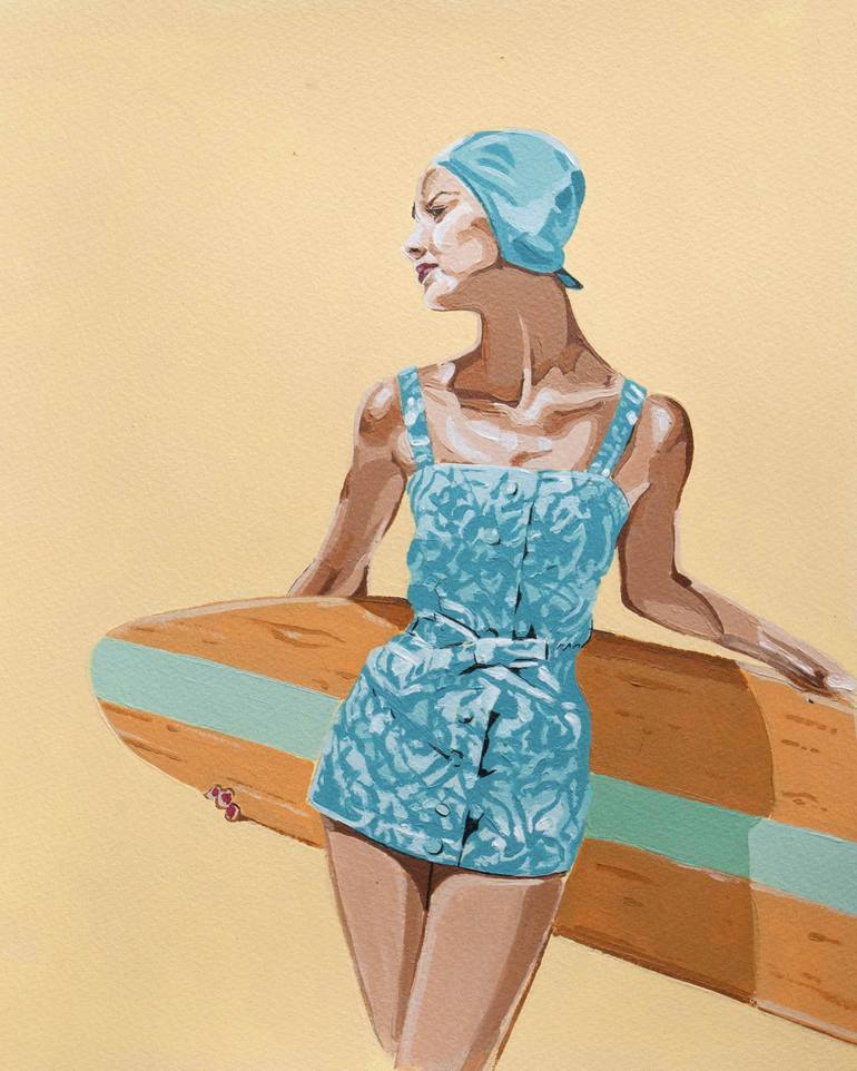 Print of Fine Art Beach Paintings by Phil Bower