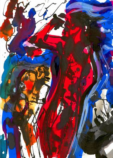 Print of Expressionism Performing Arts Paintings by Roko Ivanda