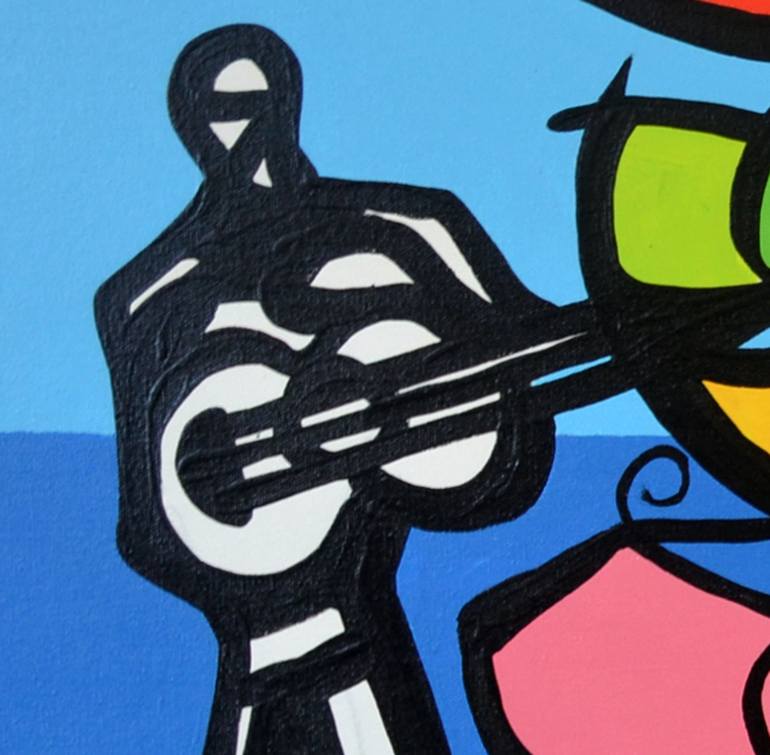 Original Expressionism Music Painting by Roko Ivanda