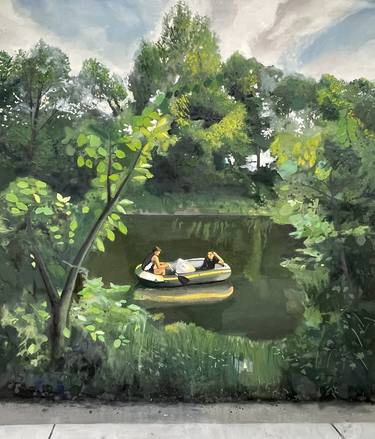 Original Realism Boat Paintings by Kevin Gray