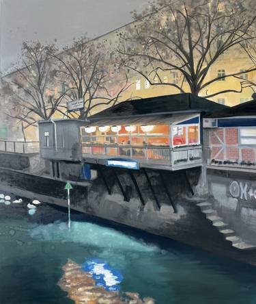 Original Realism Cities Paintings by Kevin Gray