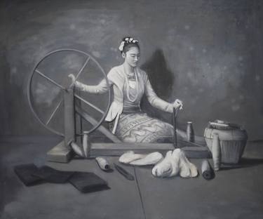 Original Figurative Women Paintings by Kevin Gray