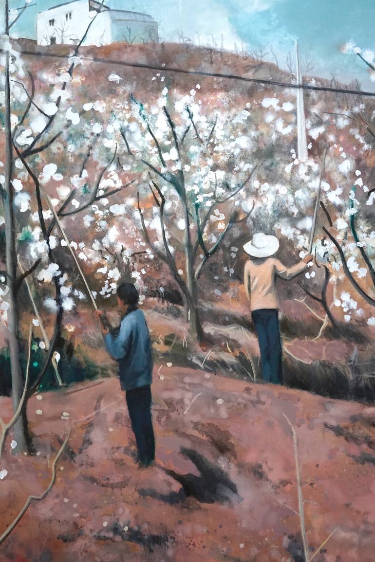Original Impressionism Botanic Painting by Kevin Gray