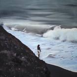 Lady at the Sea by Kevin Gray