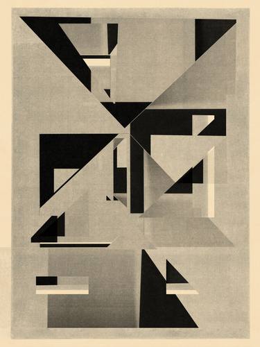 Original Minimalism Abstract Printmaking by Jesús Perea