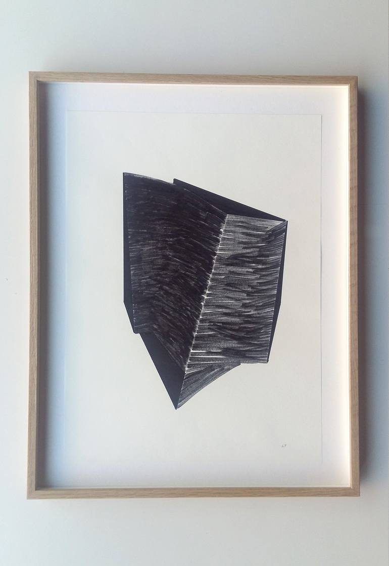 Original Minimalism Abstract Drawing by Jesús Perea